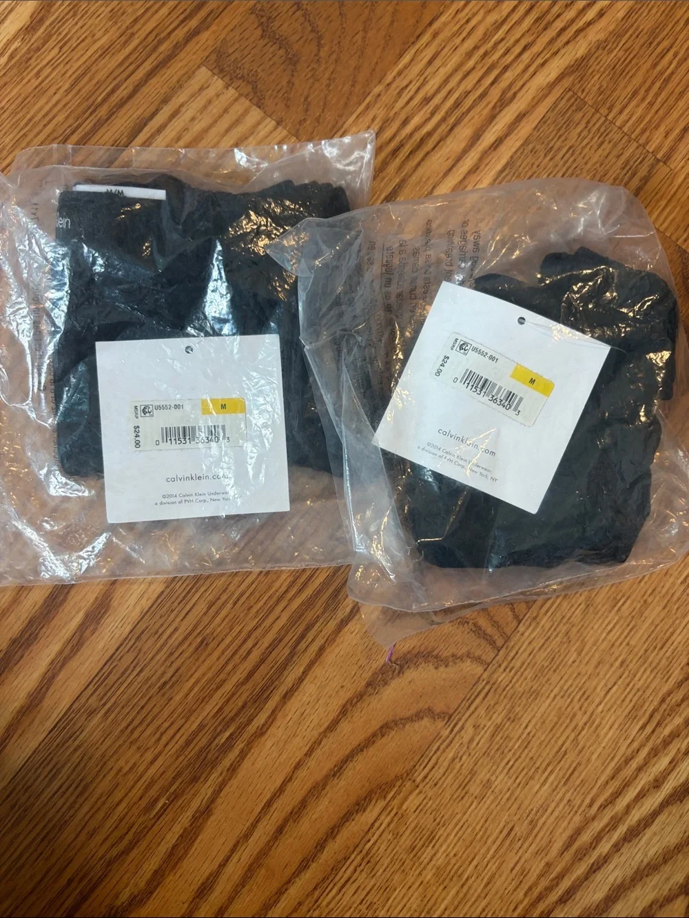 NWT Two Pairs of Black Calvin Klein Body Modal Men's Bikini Briefs - Picture 2 of 4